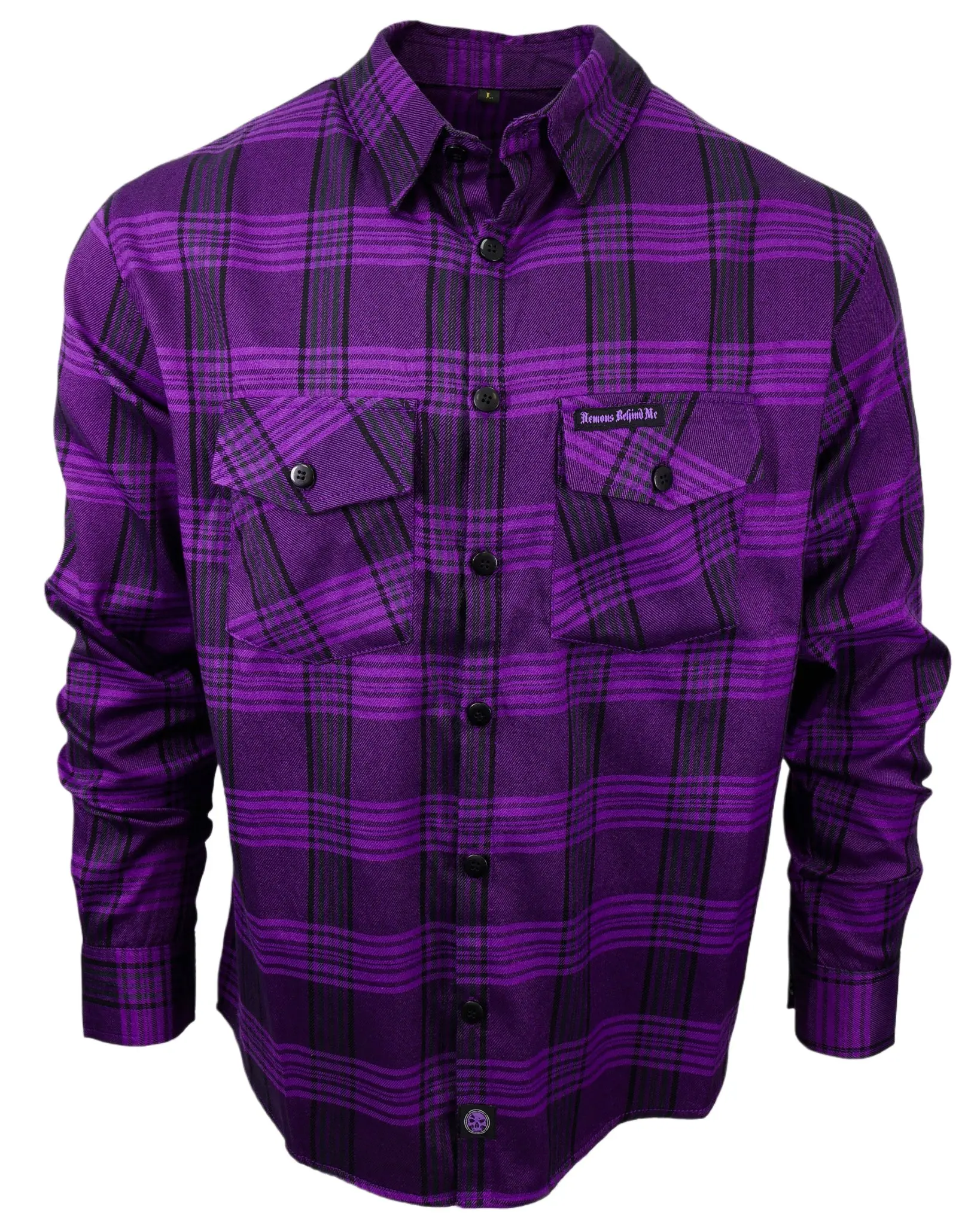 The "Raven 2.0" Purple Flannel (Hidden Snap Collars) The "Raven 2.0" Purple Flannel (Hidden Snap Collars)
