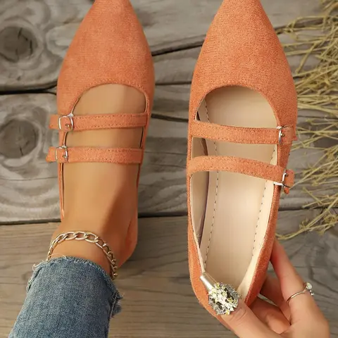 Women's pointed-toe leopard print flat shoes, Lightweight Flats, slip-on design, comfortable, breathable and lightweight, for every occasion, daily casual wear