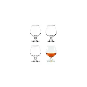 Cristar Brandy Snifter Glasses, (Set Of 12 Brandy Glasses, 11.5oz Craft Beer Glasses, Fits a Full Beer, Dishwasher-Safe, Lead-Free, Cognac Glasses, Tulip Glasses, Made In Colombia., Clear