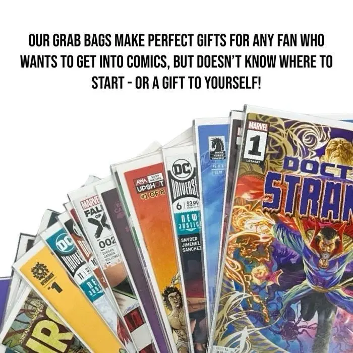 10-Pack All-Ages Adventure Comics Set - 10pack Value, Mix of Indie Gems & Compact Collectibles, Bonus Extras, Perfect Gift for Superhero Movie Fans, Ideal for New Readers, Comic Fun