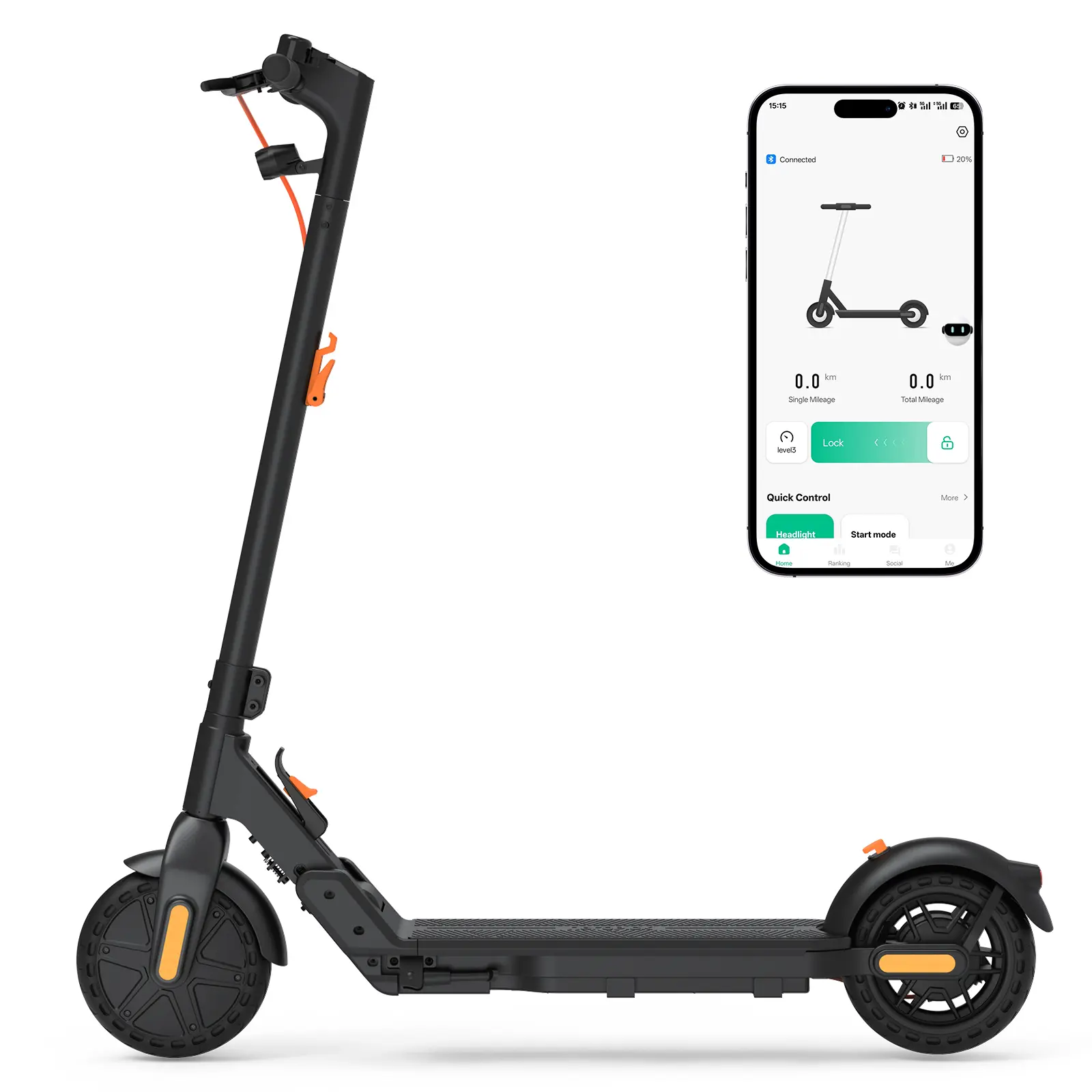 Electric Scooter - Lightweight Multifunctional Folding Scooter, Up to 12-19Mph & 16 Mi Range, 8.5" Tires, APP Control, for 6+ Years Above Teens and Adults  Summerwins 500W scooter electric    electric scooters e scooters