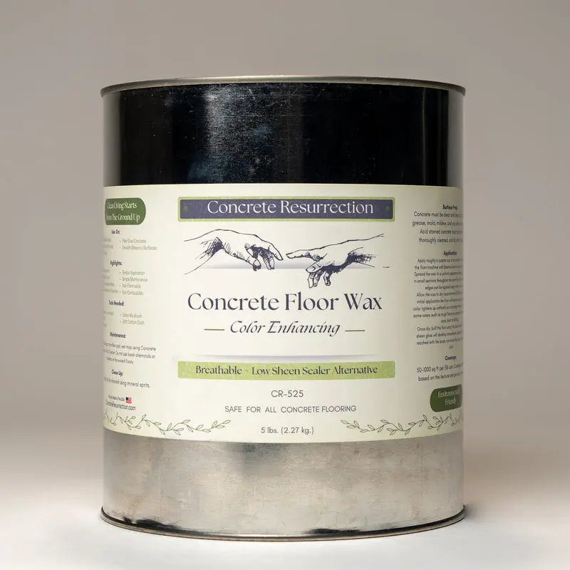 Color Enhancing Concrete Wax