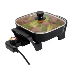 MegaChef 8" Copper Coated Electric Skillet