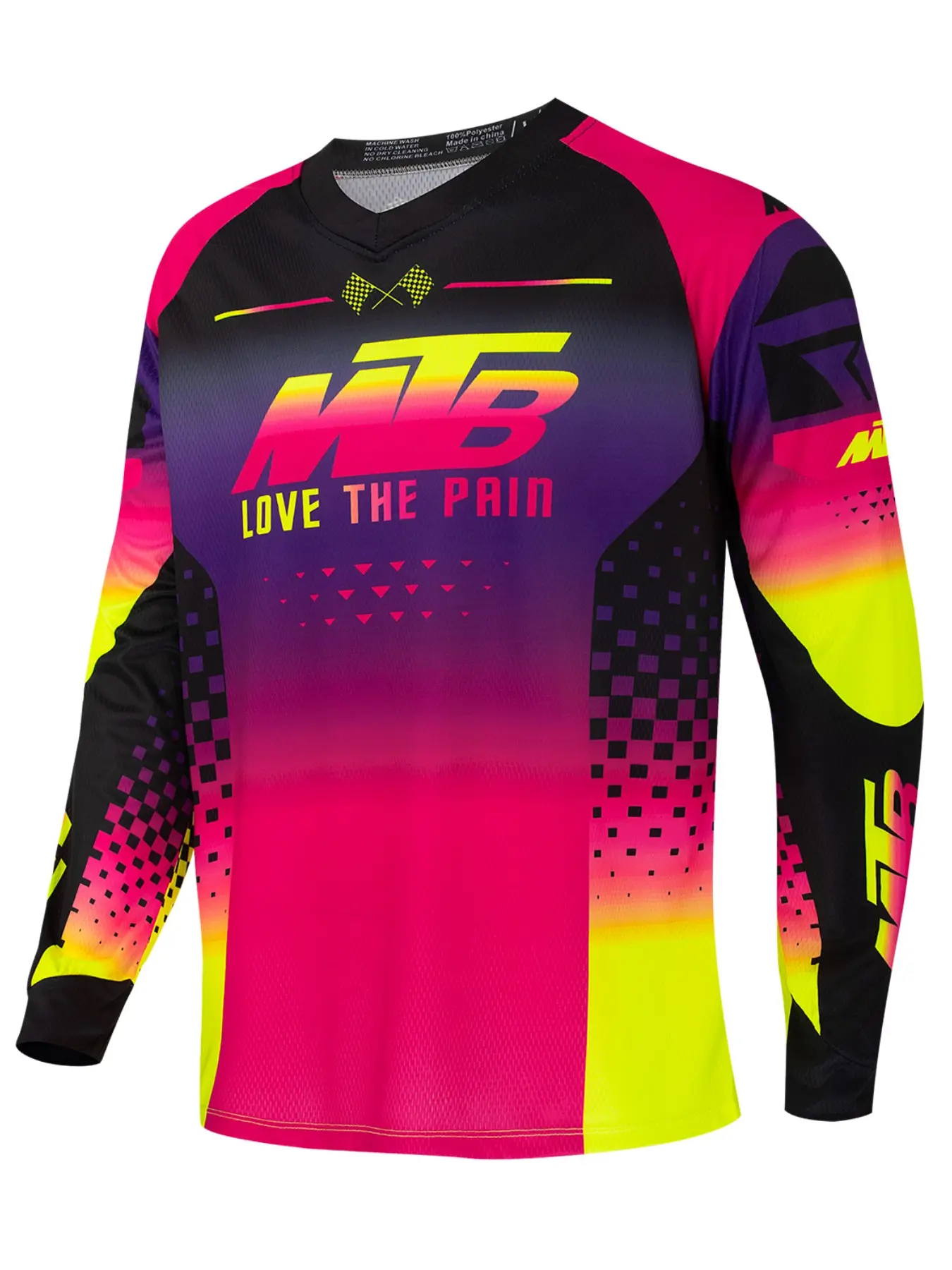 MTB Moto Bicycle Jersey Long Sleeve Cycling Cyclist Jersey Enduro Mtb Jersey Shirt Downhill T-Shirt Camiseta Motocross Mx Mountain Clothing Offroad Cycling Jerseys Polera Mtb Premium Outdoor Apparel Outdoor Sports Top Sporty Jersey Sportswear Shirt