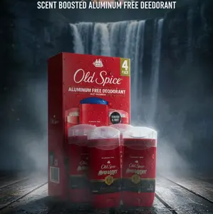 Old Spice Swagger Aluminum Free Deodorant 3 oz 4 Pack Long Lasting Freshness for Men