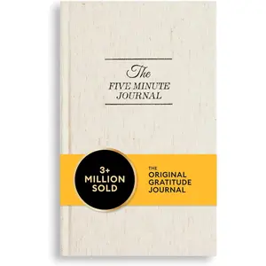 The Five Minute Journal - Original Daily Gratitude Journal for Women & Men - Mindfulness, Happiness & Daily Reflection - Undated Planner - Affirmation Journal - Great Gifts for Women