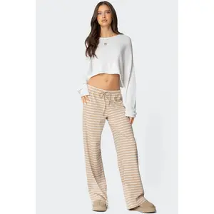 Jona Stripey Slit Pants