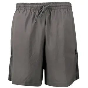 adidas Mens 3-Stripes Chelsea Drawstring Athletic Shorts Training Casual Bottoms Casual Breathable - Grey