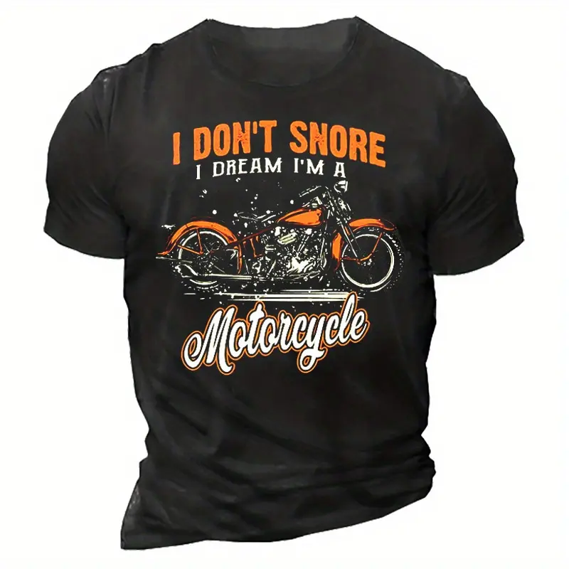 Vintage Motorcycle T Shirt for Men 3d Moto Men's T Shirt Classic Racing Short Sleeve Oversized Biker Top Tee Shirt Men Camiseta