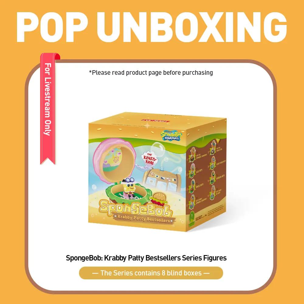 Unboxing-SpongeBob: Krabby Patty Bestsellers Series Figures Blind Box-3.0