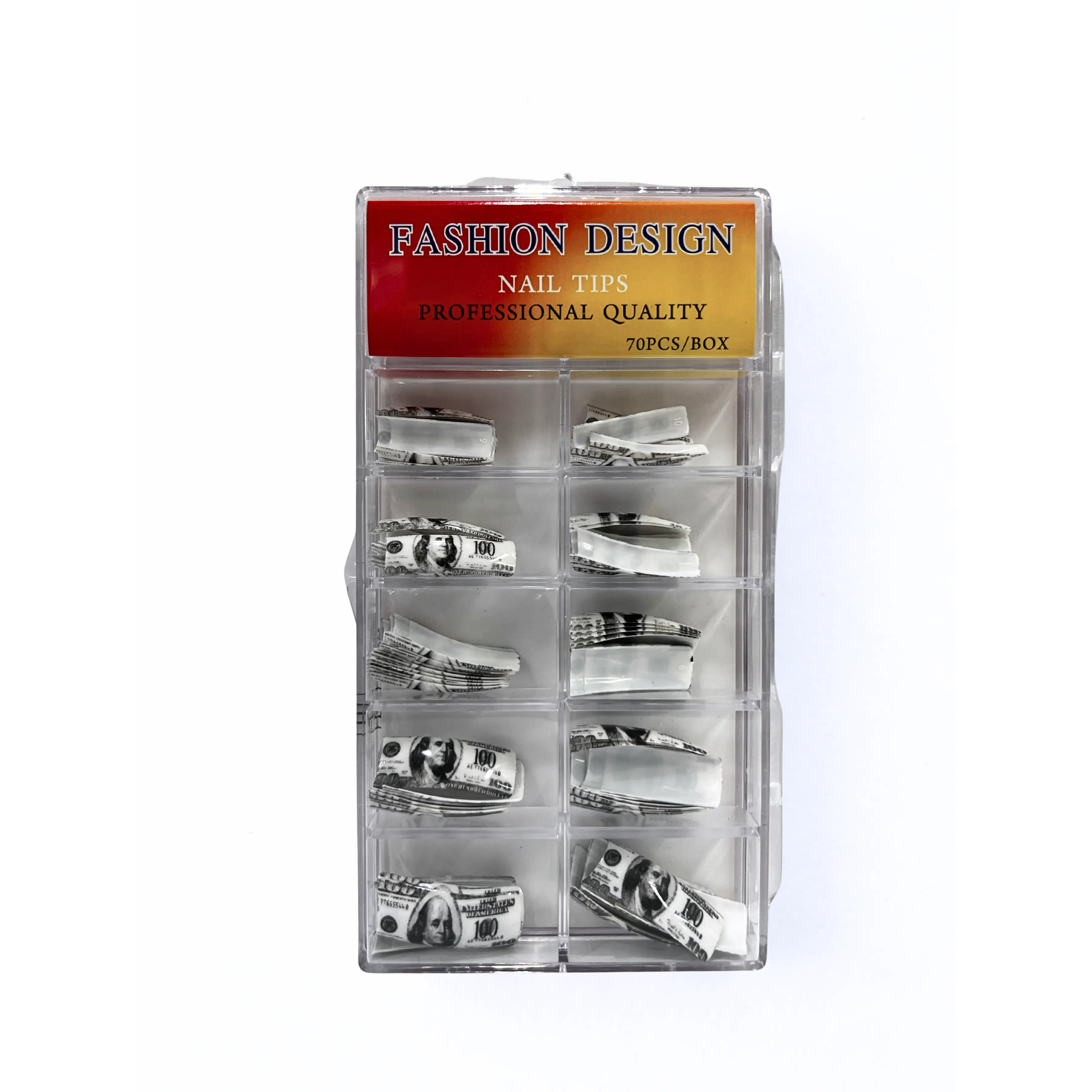 Fashion Design Nail Tips 70pc - Money #2 Fashion Design Nail Tips 70pc - Money #2