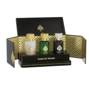 Jo Milano Game Of Spades Diamond Collection U Parfum Multi-Pack, 3 x 1.0oz Wood-Musk Unisex Fragrance (Topaz, Emerald, Diamond)