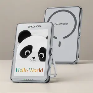 Dakomoda E‑Ink Powerbank – Magnetic Wireless Power Bank 5000mAh with 4‑Color E‑Ink Display | Customizable Photo Screen for What Matters Most | MagSafe Fast Charger for iPhone 12–17 | Valentine’s Day Birthday Anniversary Gift