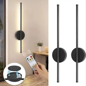 Wall-Mounted LED Lamp, Rechargeable USB Design, Adjustable Brightness, Modern Mood Lighting, Indoor Lighting for Bedroom/study/hallway