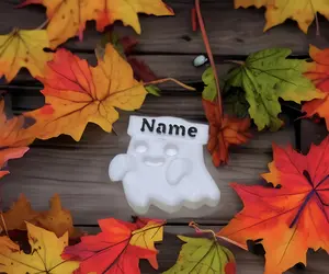 Spooky Personalized Ghost Magnet