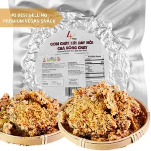 Scorched Brown Rice With Tofu - Vegan, Crunchy, Flavorful