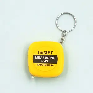 Compact 39.35 Inch Stainless Steel Portable Tape Measure with Keychain, Durable Mini Ruler, Lead-Free, Perfect Gift Choice