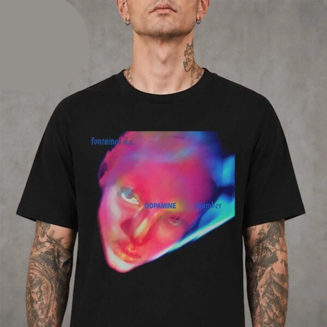 Fontaines D.C. Dopamine Chamber Album Cover Art T-Shirt BXG
