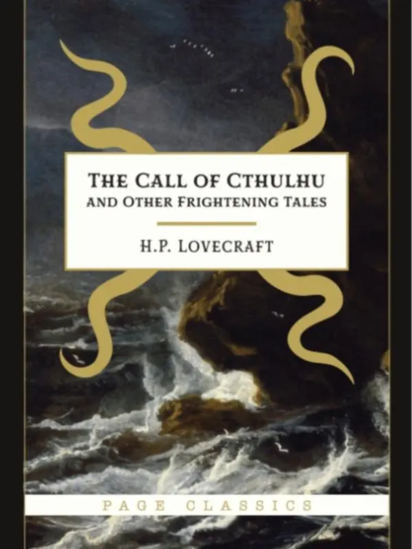 The Call of Cthulhu & Other Frightening Tales Hardcover Novel by H.P. Lovecraft, Cosmic Horror Classic Literature Book, Classic Edition