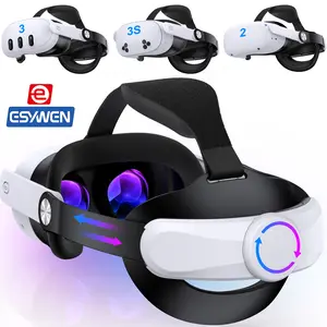 ESYWEN Head Strap for Meta Quest 3S/Quest 3/Quest 2 Accessories, VR Accessories adjustable Elite Strap for Enhanced Comfort & Support