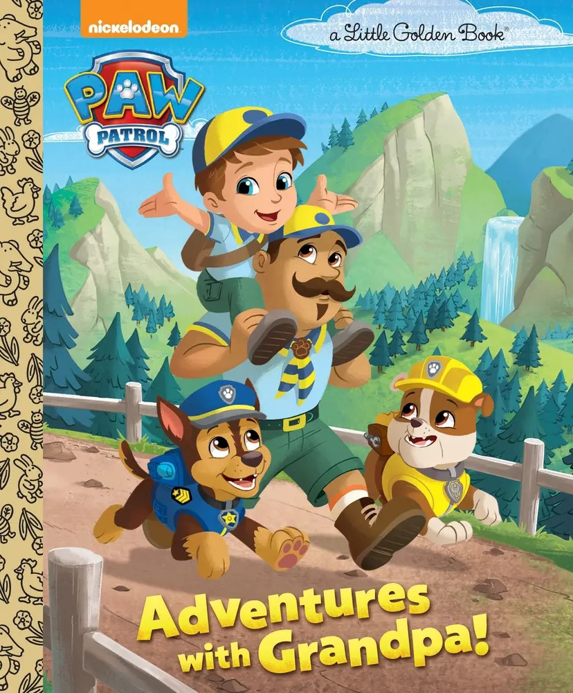 USED-Adventures with Grandpa! (Paw Patrol) by Golden Books (Hardcover)