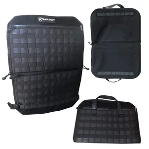 MOLLE Seat Back Panel Pouch System w/ 2 zippered pockets Bartact Patent Pending