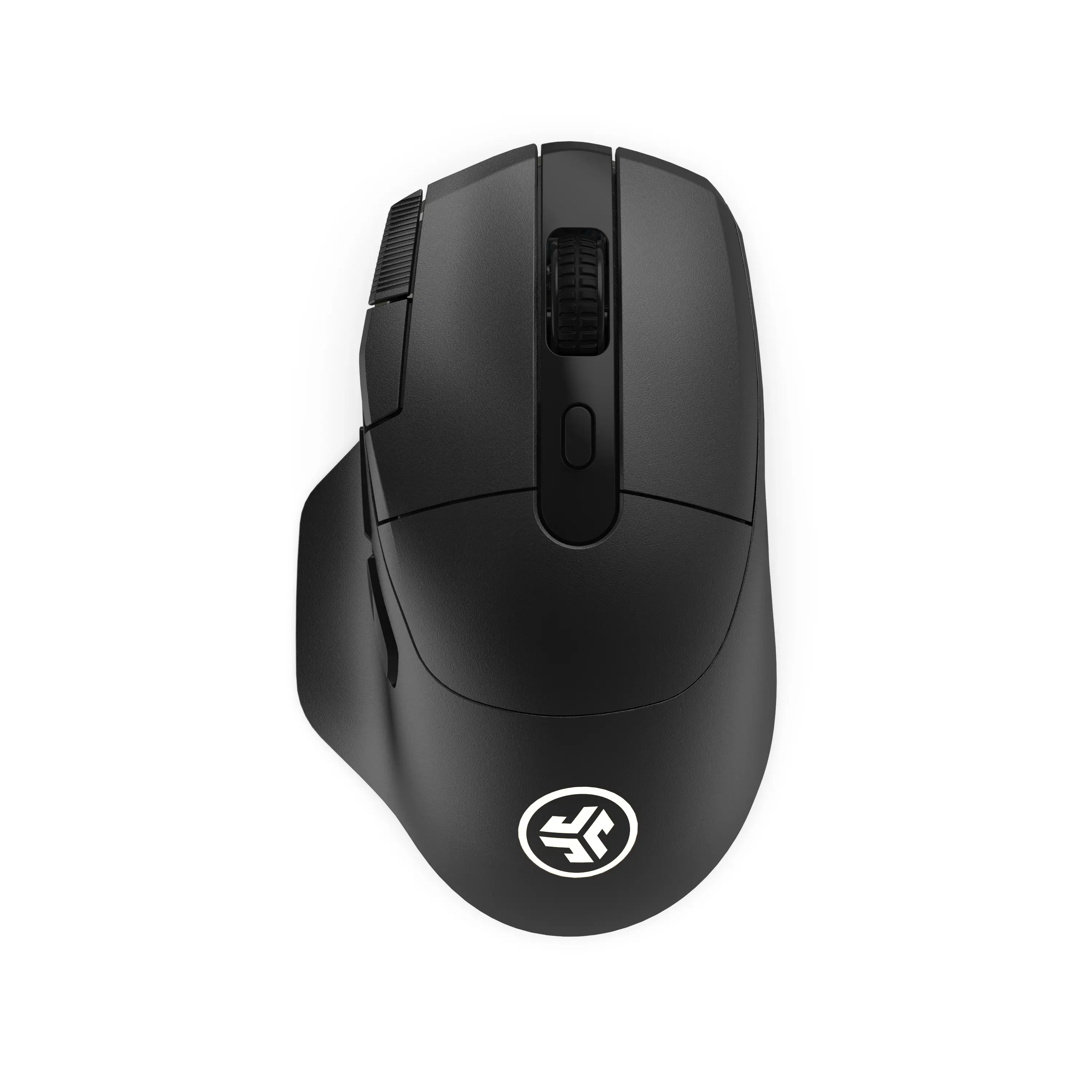 JLab Midnight Wireless Gaming Mouse - PAW3335 16K DPI, 1000Hz, 80+ Hr Battery, RGB, LabSpeed 2.4GHz + Bluetooth, Ergonomic 7-Button