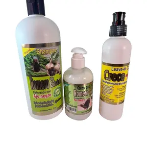 SET DE ROMERO CON CÉLULAS MADRE Y REFORZADO CON AJO NEGRO, SET DE SHAMPOO, LEAVE-IN CONDITIONER Y CREMA DE PEINAR hair Repair Haircare Comfort Cleansing Cleanser onion rosemary shampoo