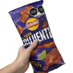 5-pack Receta crujiente big bag Sabritas mexicanas chips Snack Crispy Crunchy Flaxseeds Taffy