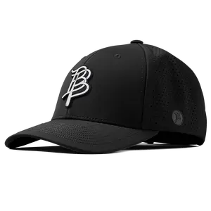 BB Baseball Cutout PVC Elite Curved Bill Hat