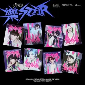 Stray Kids – ROCK STAR [Postcard Ver] — Choosable Member (CD + Postcard Set + Photocard)