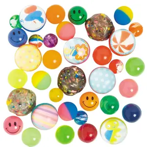 3/4" - 1 1/2" Bulk 100 Pc. Rubber Bouncy Ball Assortment