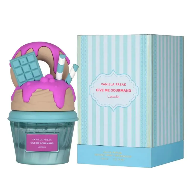 Lattafa Vanilla Freak Eau de Parfum 75ml | Unisex Gourmand Perfume with Cupcake, Vanilla & Sweet Notes Cinnamon Almond Fragrance