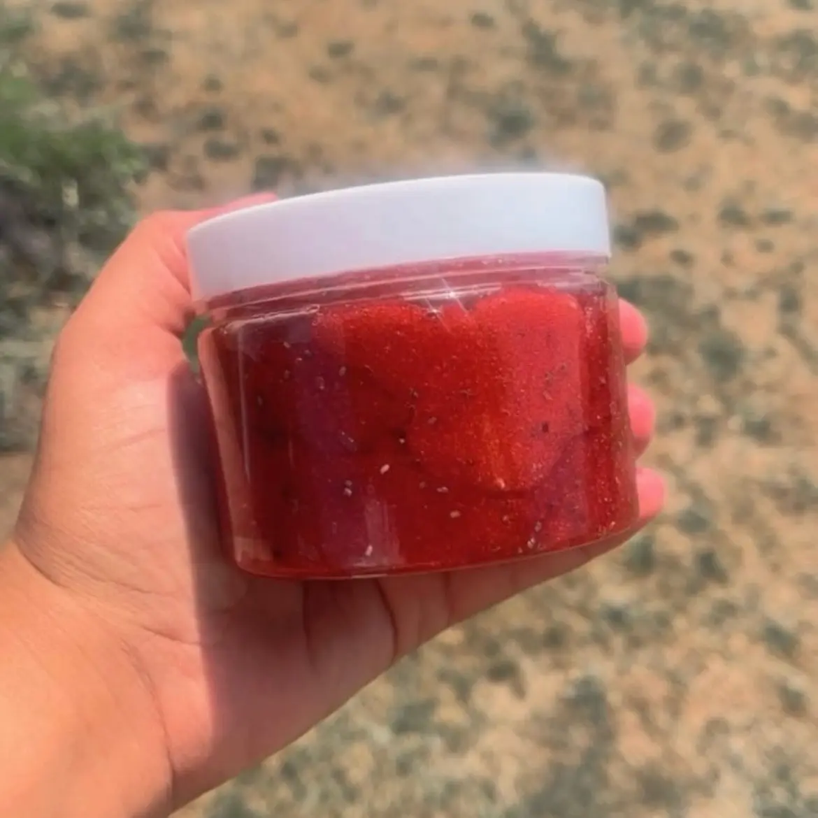 Pitahaya Glow Scrub - Red Powder Body Care Product for Comfort and Hydration