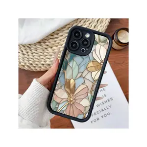 Softcase For IPhone11/12/13/14/15/16/Promax/X/Xs/Xr/Xsmax CasePremium Vintage Flowers Anti-Fall Shockproof Protective Slim Cover
