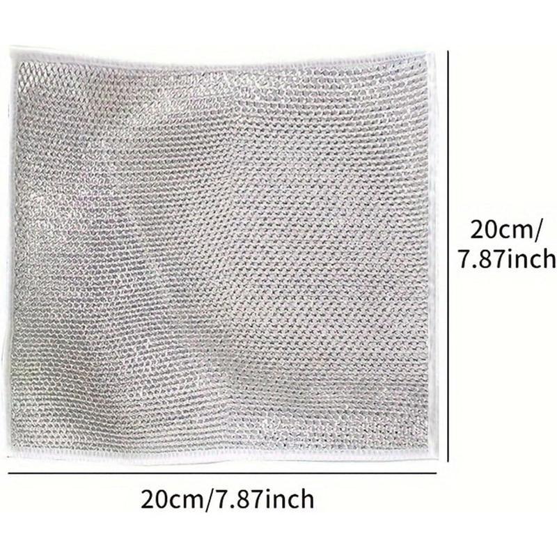 Microfiber dishwashing cloths 40 Counts Single Layer Non-Scratch Wire Dishcloths for Wet & Dry Use Gentle Cleaning Material Efficient Design
