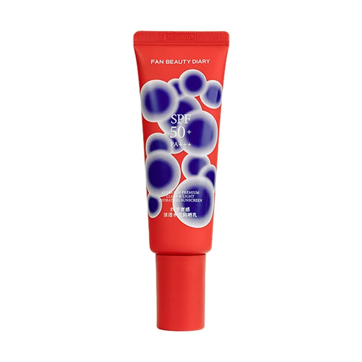 FAN BEAUTY DIARY SPF50+ PA+++ Sunscreen Cream 50ml - Lightweight Watery UV Protection, Anti-Aging, Makeup Primer, No-Wash Formula, Sunblock for Face & Body