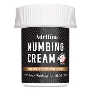 Tattoo Numbing Cream Maximum Strength: 6 Hours Painless Tattoo Numbing Cream - for Tattoos Piercing Waxing Micro needling Microblading 1.5 OZ Cosmetic
