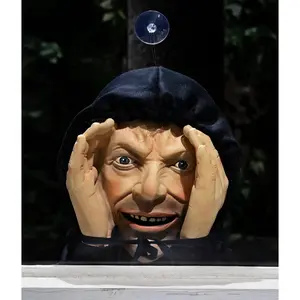 Scary Peeper - Window Decoration Prank for Halloween Party and Home Supplies
