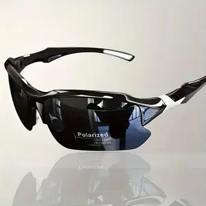 4-Pack Polarized Sports Sunglasses for Men, UV400 Anti-Glare Outdoor Running Baseball Cycling Sunglasses, Lightweight Wraparound Sun Protection Eyewear for Fishing Driving Athletic Activities