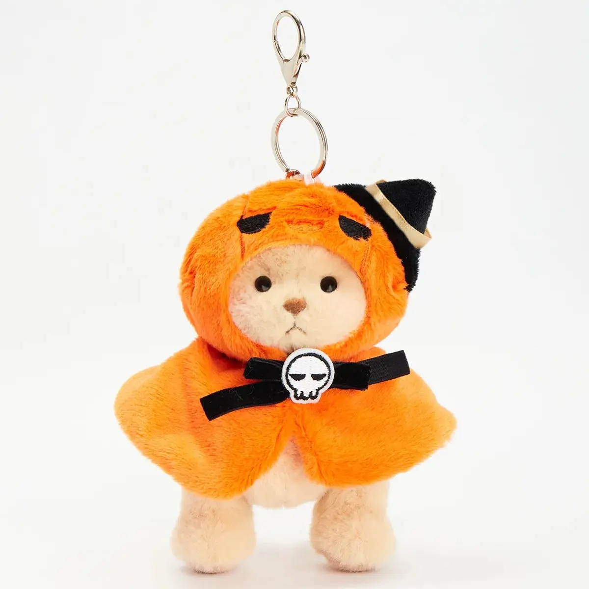 5.9 Inches Pumpkin Cape Mini Bear