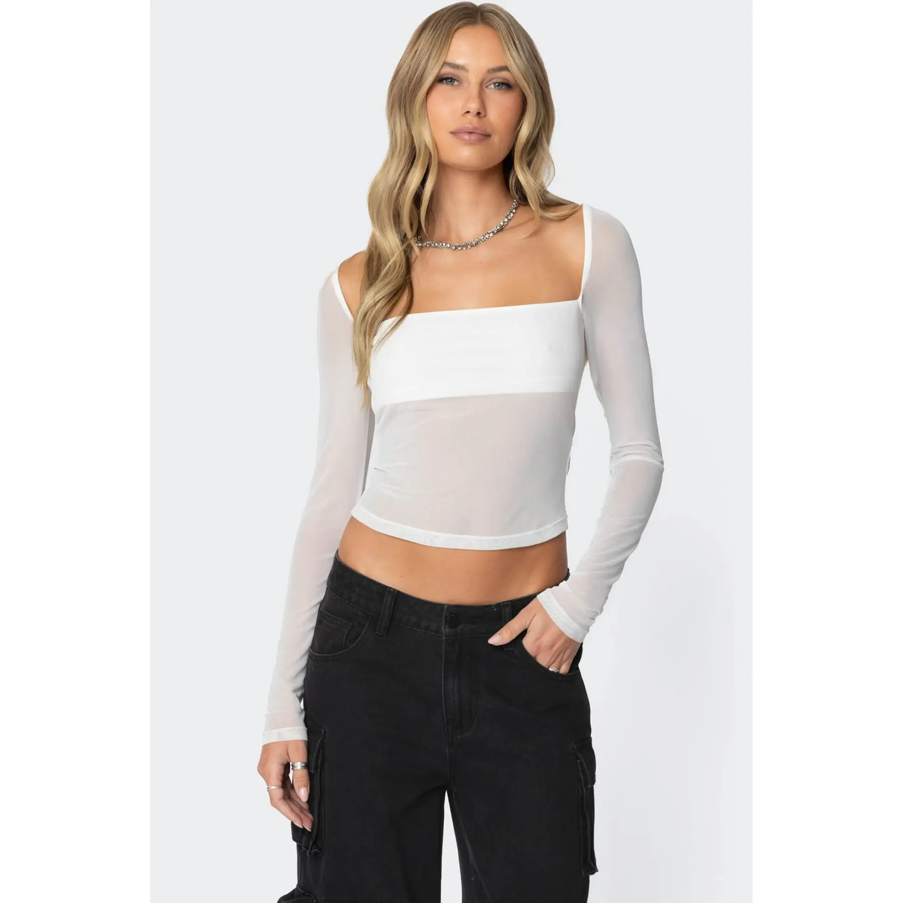 Marta Mesh Top