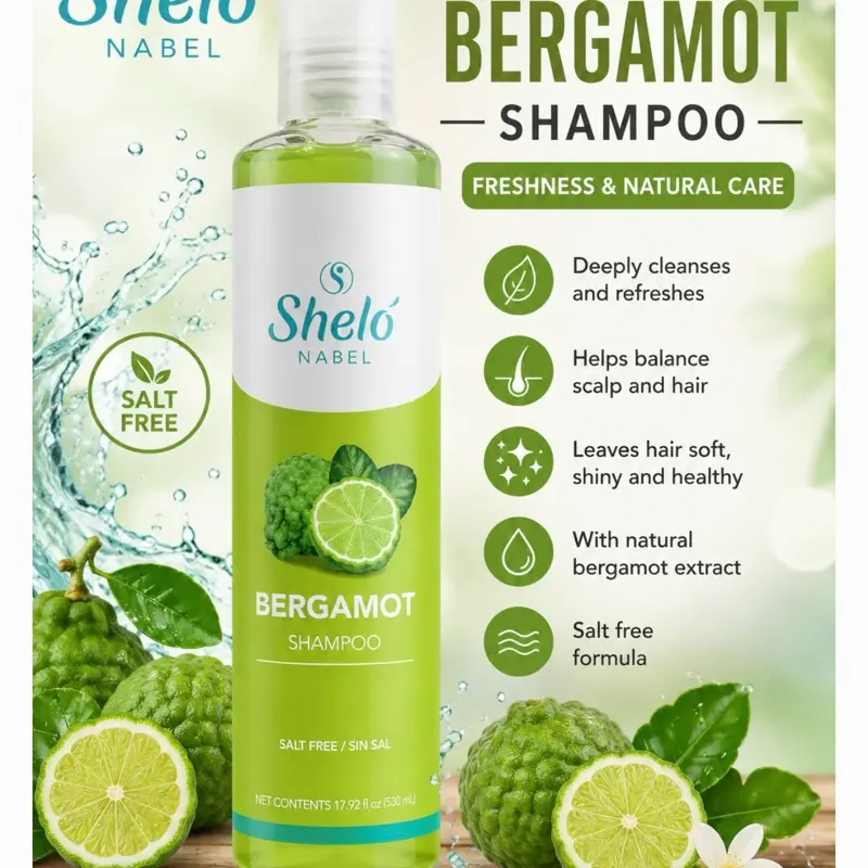 Sheló Nabel Bergamot Shampoo Salt Free 530 mL