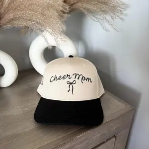 Cheer Mom Embroidered Hat, Trendy Mother Hats for kids Cheerleaders, Mom Vintage Trucker, Mom Cap Mother's Day Gift, custom dance Moms hat
