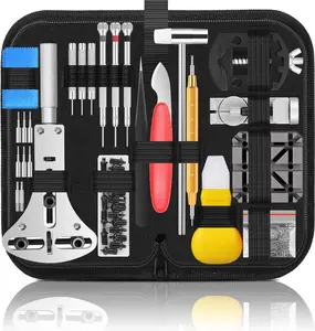 Singcci 151-Piece Professional Watch Repair Kit – Complete Tool Set for Battery Replacement, Strap & Bracelet Removal, with Carrying Case and Instructions