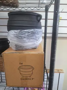 Caldero pot 9" de hierro de guerrero oggun ifa religion yoruba Iron Pot 9" w/Leg