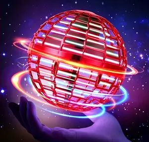 New Sports & Educational Toy: Light-Up Levitating Flying Ball — Throw It Out, and It Comes Back!