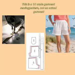 S-3xl Full Set Sewing Pattern Pants, DIY Clothing Design Paper, Handmade Fashion & Casual Wear, Personalized Fabric Making, Sewing Tools