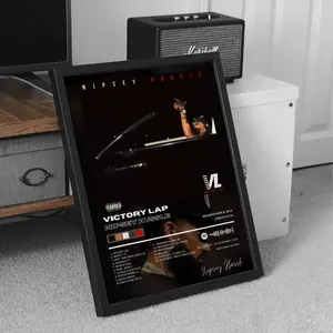 [ SALE UP TO 45% ] Nipsey Hussle - Victory Lap - Album Poster - Digital Album Art Poster - Wall Art - Custom Poster - Music Design Decor Glossy Print Friend
