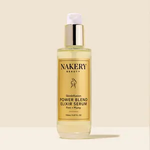Nakery SkinInfusion Power-Blend Serum Elixir - Glycerin, Oil, Antioxidant Formula, Brightening Solution, Firming Deep Hydration, Anti-Aging Beauty Serum